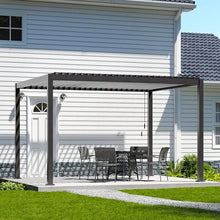 Load image into Gallery viewer, High Quality Aluminum Patio Gazebo Sunshade Waterproof Louver Roof Outdoor Pergola
